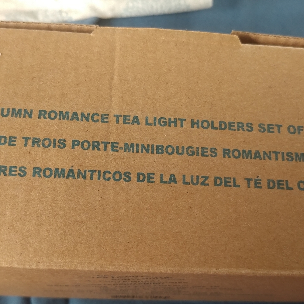 Avon tea light candle holders